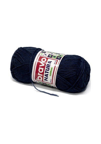 Natura %100 Koton İplik 100 Gr 200 Metre Renk Kodu:201 Lacivert
