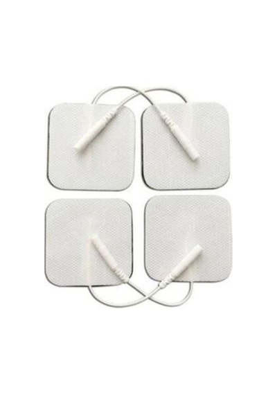 Soketli Elektrot 5 5 Cm Ems Tens Cihazı Pin Girişli Elektrod , 1 Paket 4 Adetkablolu /