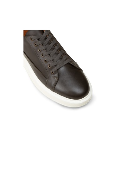 Deery Erkek Hakiki Deri Haki Sneaker Ayakkabı - E4482mhakc01