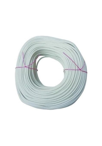 Sineklik Fitil 5mm 100 Metre Beyaz Standart