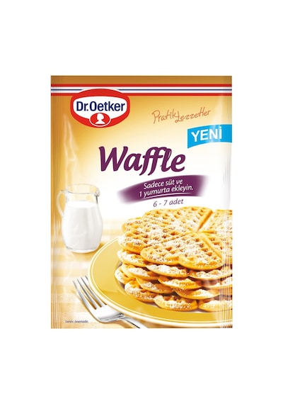 Dr. Oetker Waffle 210g - Evde Kolay Waffle Yapımı 2'li Ekonomik Paket - 2 Adet Tarı