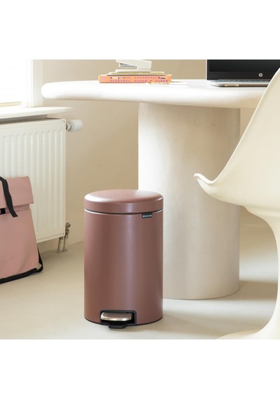 Brabantia Çöp Kutusu 12 Litre Newicon Pedallı Satin Taupe 234002 Diğer