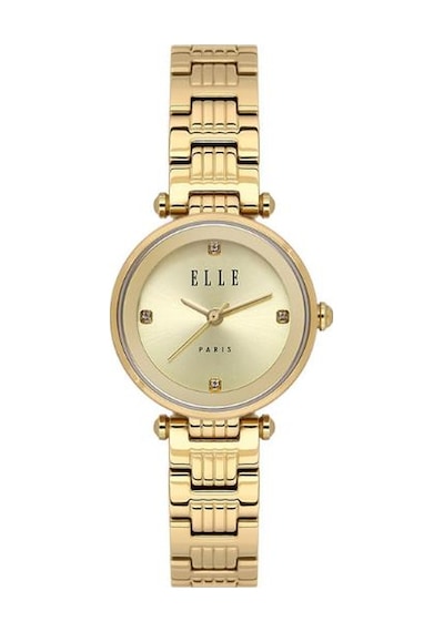 Elle El.1.10016-3 27 Mm Kadın Kol Saati Altın
