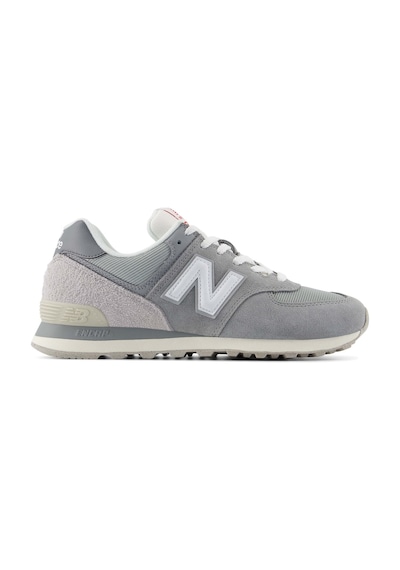 New Balance U574bkr Erkek Hakiki Süet File Panelli Encap Yastıklamalı Retro Sneaker GRİ