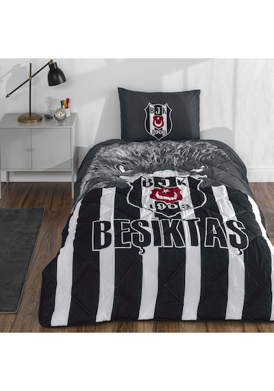 Lisanslı Bjk Şanslı Kartal Yorgan Seti Tek Kişilik 000000001000050741 Çok Renkli