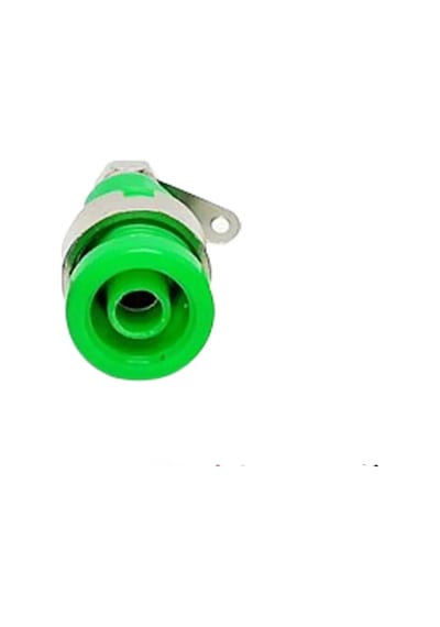 4mm Korumalı Yeşil Born Jack - 5 Adet