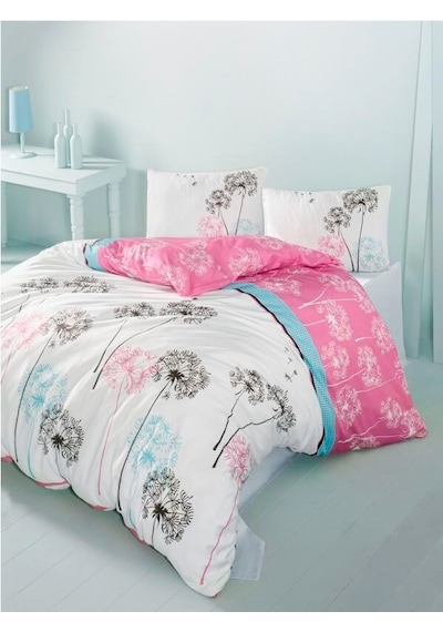 Komfort Home Tek Kişilik Ranforce Nevresim Takımı (Suna Pembe) (504496386)