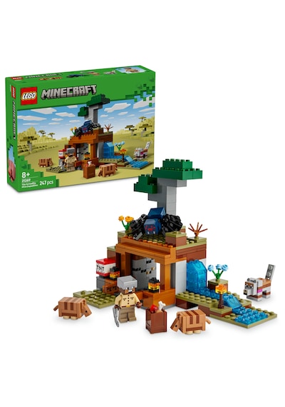 LEGO® Minecraft® Armadillo Maden Keşfi 21269 - 8 Yaş ve Üzeri Macera Oyunları Seven Çocuklar için Yaratıcı Oyuncak Yapım Seti (247 Parça)