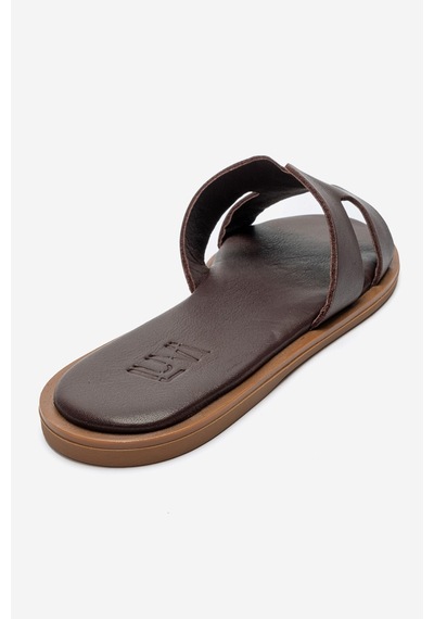 Luvishoes Bıora Bordo Hakiki Deri Kadın Terlik