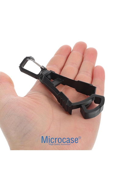 Microcase Taktik Askı Klipsi Dağcılık Ve Kamp Karabinasi Pantolon Kemeri Ve Sırt Çantası İçin Çok Amaçlı Tutucu Kanca 2 Adet - Al5882