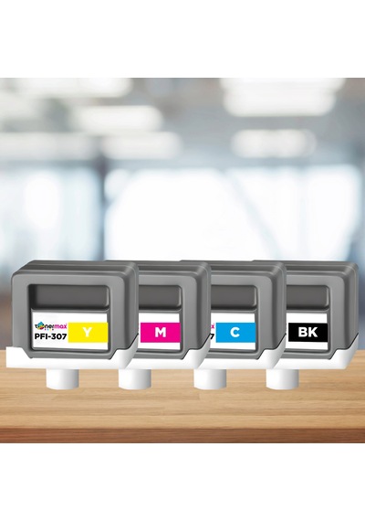 Canon Pfı-307 Uyumlu Kartuş Cmyk Seti 330ml