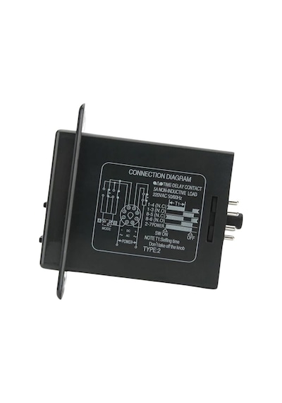 Asy-3d Dc 24v Gecikmeli Dpdt Dijital Zaman Rölesi - 999m