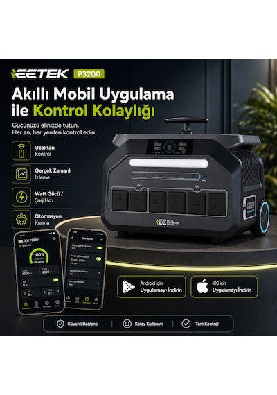 Initial Entropy Energy P3200+sp400 Profesyonel Solar Enerji Paketi 2048wh 3200w Güç İstasyonu+400w Güneş Paneli