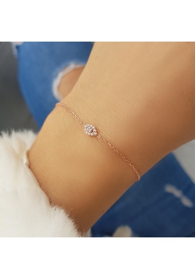 Vaoov 925 Ayar Gümüş Mekik Bileklik N11.40075