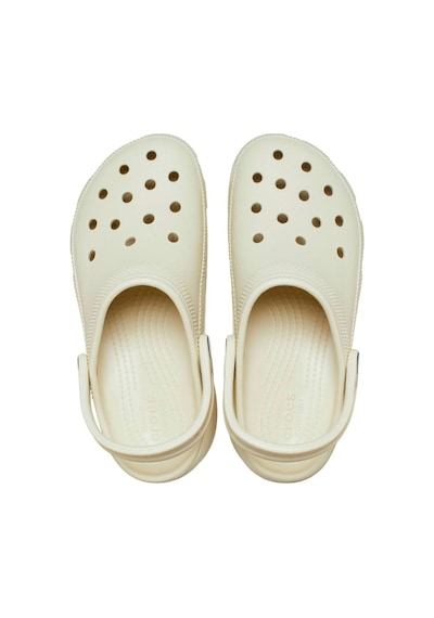 Crocs Classic Platform Clog Günlük Unisex Terlik Bone Kırık Beyaz