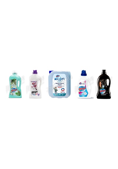 Bingo Yüzey Tem. Fresh 2.5 Lt + Yüzey Tem. Fresh 2.5 Lt + Çam.suyu Oksijen 4 L + Amber Sıvı Det. 1755 Ml + Siyahlar 3 Lt 5'li Set Diğer