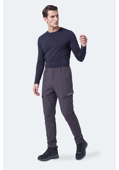 Slazenger Clımax I Erkek İçi Polarlı Rüzgar Ve Su Geçirmez Softshell Antrasit Pantolon