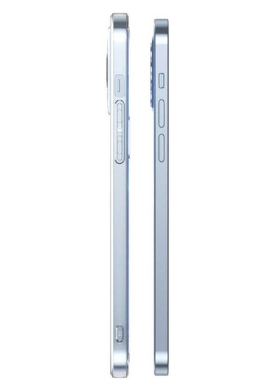 İphone 15 Plus Uyumlu Kılıf Kamera Çıkıntılı Şeffaf Magsafe Şarj Destekli Sert Kristal Kapak Çok Renkli