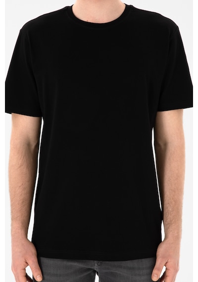 U.S. Polo Assn. Erkek Regular Fit Bisiklet Yaka Siyah Basic Tişört 50305985-VR046