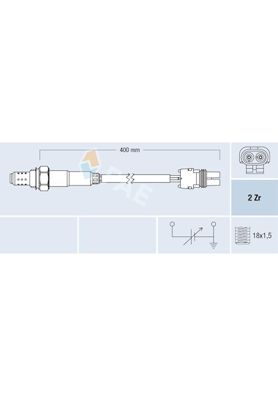Fae 77104 Oksijen Sensörü Renault Clıo I 96 1.2 Twıngo I 93 98 1.2 7700860246 -