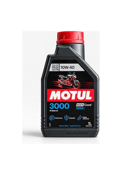 Motul 3000 10w-40 4t Mineral Motosiklet Motor Yağı 1 Litre 3 Adet