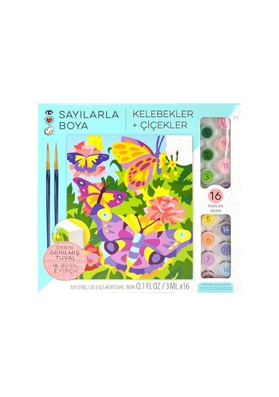 Numaralarla Boya Seti Kelebek 9203 Diğer