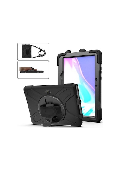 Samsung Uyumlu Galaxy Tab Active Pro T547 Kılıf Defender Askılı Zırhlı