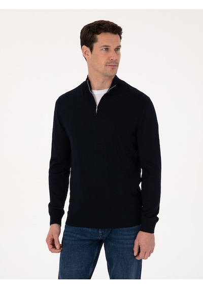 Cacharel Lacivert Regular Fit Kazak