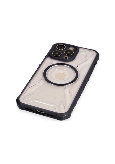 Apple iPhone Uyumlu  12 Pro Uyumlu Kılıf Prag Magneticsafe Kapak - Siyah