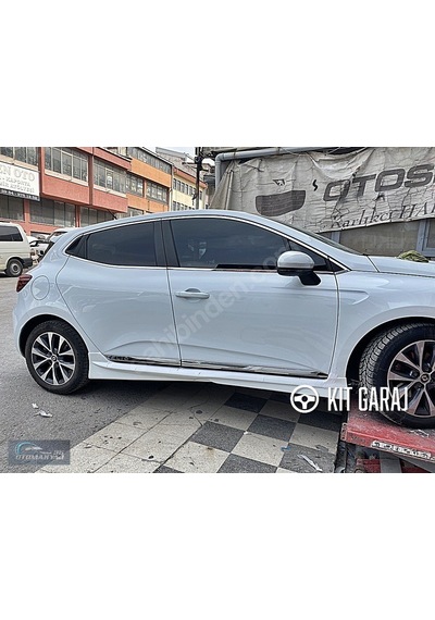 Kit Garaj Renault Clio 5 Yan Marşpiyel Çift Plastik Boyasız
