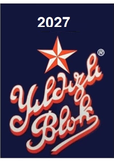 Yıldızlı Blok 2027 Masa Takvimi Diğer