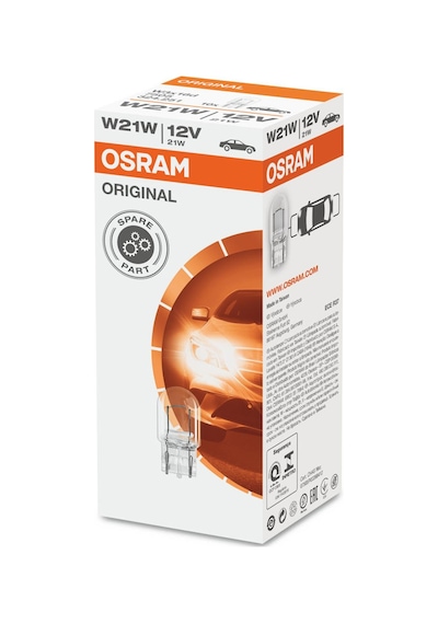 Osram 7505 Ampul W21W 21W 93 Dipsiz - 10 Adet