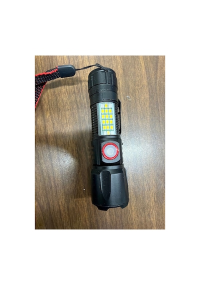 Q-max Ps-2306c Ultra Güçlü Usb Şarjlı Polis El Feneri 1000 Lümen Siyah