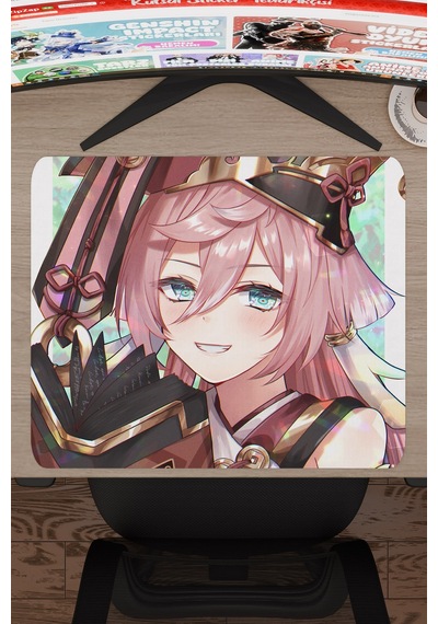 Yanfei Genshin Impact Anime Oyuncu V4 - 48x40 Xl Gaming Mouse Pad Fare Altlığı