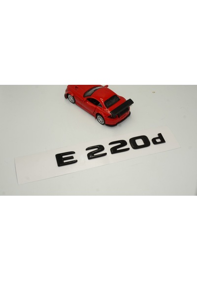 E 220d Bagaj Parlak Siyah ABS 3M 3D Yazı Logo