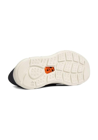 Erkek Lacivert Bağcıklı Kalın Tabanlı Nubuk Deri Sneaker