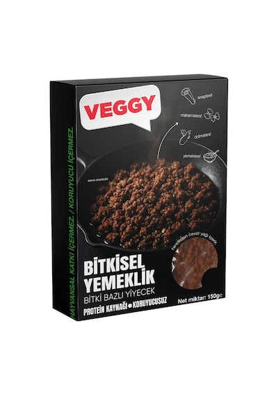 Veggy Vegan Bitkisel Yemeklik 150 G 2 Adet