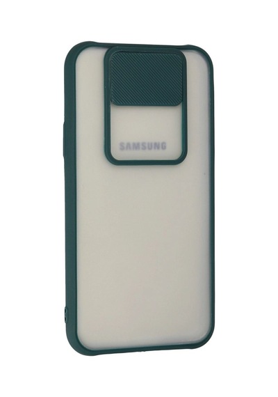 Samsung Galaxy Uyumlu - J7 Kılıf Palm Buzlu Kamera Sürgülü Silikon - Yeşil Çok Renkli