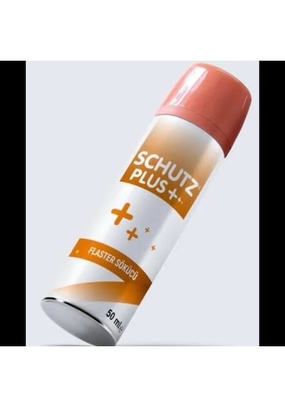 Schutz Plus Flaster ve Yapışkanlı Örtü Sökücü Sprey 50Ml - 3 Adet