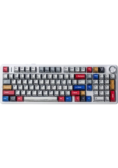 Aula F99 Pro 3 Modlu Rgb Hot Swap Mekanik Star Vector Switch Kablosuz Makrolu Klavye Comic