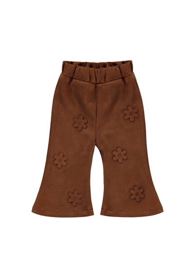 Civil Baby Çiçekli 6-18 Ay Pantolon - Kahverengi