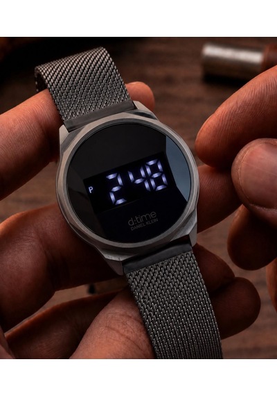 Dijital Led Dokunmatik Ekranlı Suya Dayanıklı 2 Yıl Garantili 3 Atm Unisex Kol Saati Vs.blkt.1109 Gümüş
