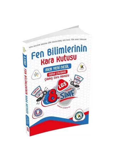 8.sınıf LGS Fen Bilimlerinin Kara Kutusu Meb Yeni Nesil Dijital Çözümlü Çıkmış Soru Havuzu