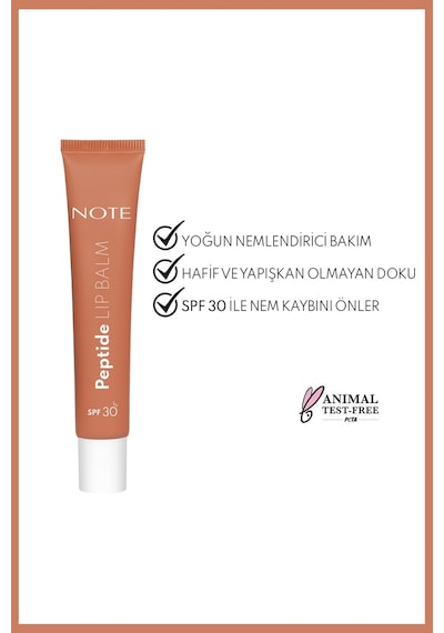 Note Peptide Lip Balm Spf 30 Dudak Balmı - 01 Salted Caramel Diğer