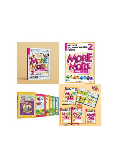 Kurmay Elt 2027 2. Sınıf Discover Reading - Haftalık Föy - Hikaye - Practice Book Seti 9 Kitap + 40 Föy Maarif Model