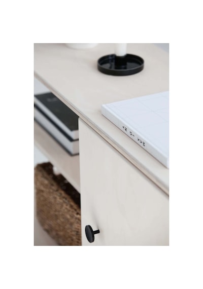 Woodesk Rovere, Ahşap, Dolap Ve Konsol, 120x90, Beyaz Renk