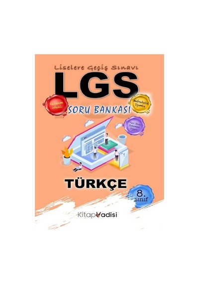 8.Sınıf LGS Türkçe Soru Bankası- Kitap Vadisi Yayınları
