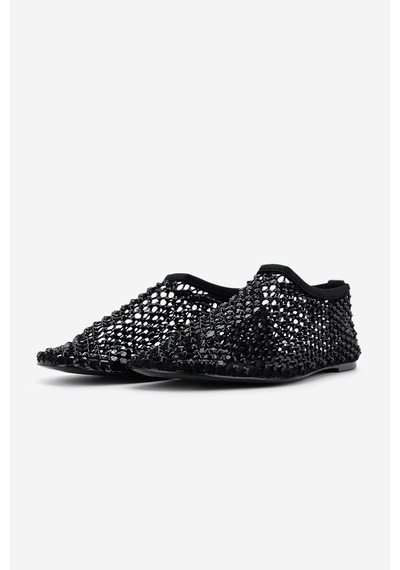 Valmenti Kadın Tekstil Siyah Casual Ayakkabı 1141 444 Bn Ayk Y26 Black Strass
