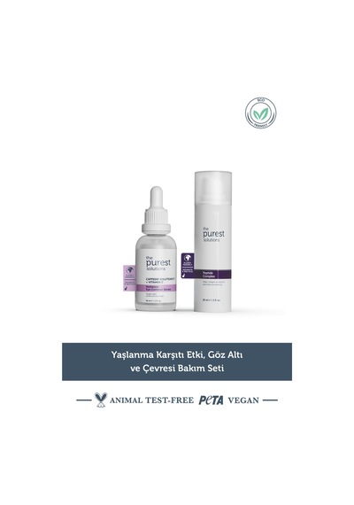 The Purest Solutions Peptide Complex Serum 30 ML + Radiance Eye Contour Serum 30 ML