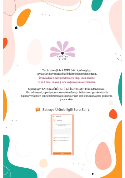 925 Ayar Gümüş Gold Kaplama Doğum Taşlı Anne Bebek Ayak İzi Kolye
